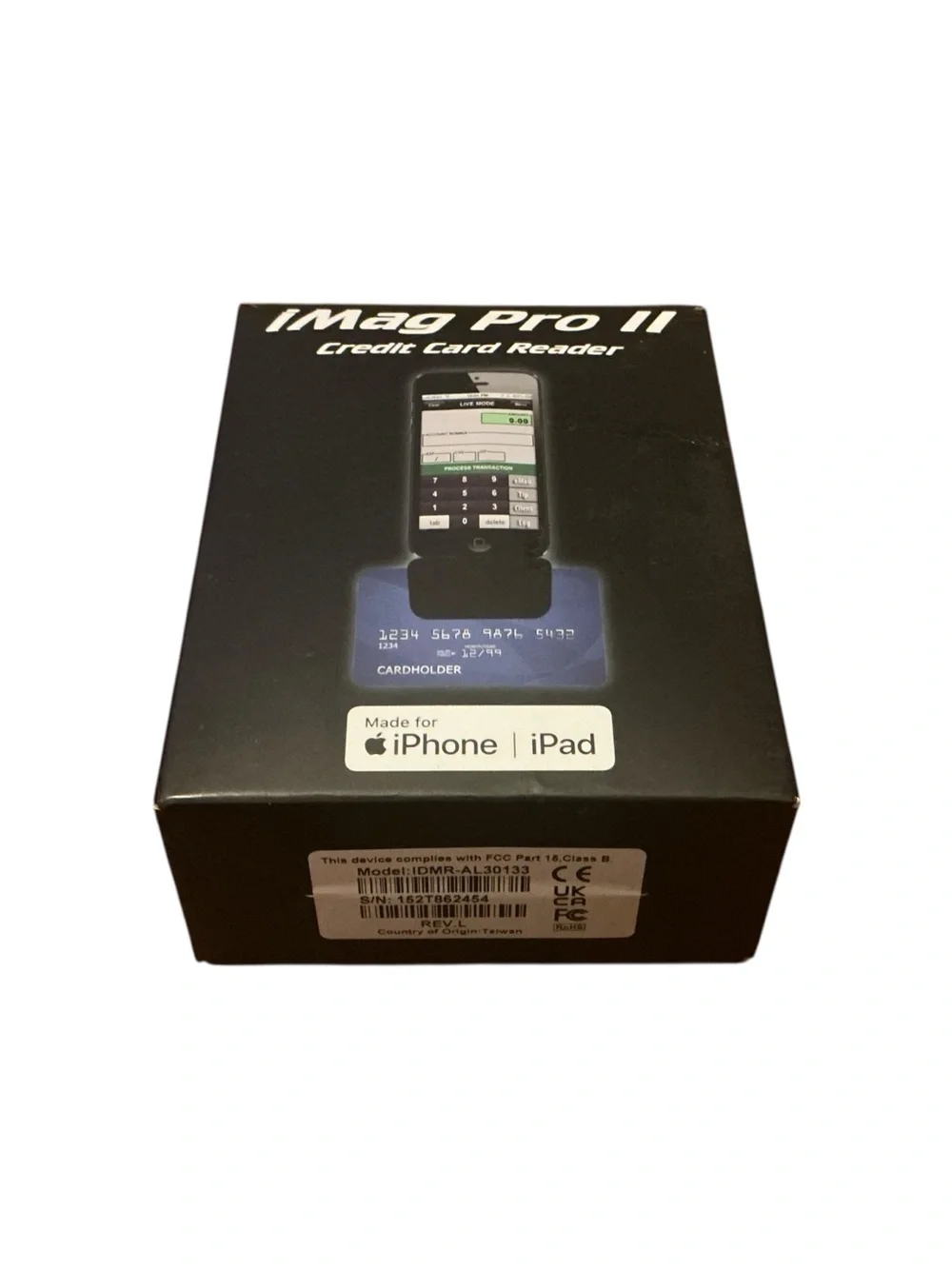 iMag Pro II Credit Card Reader for iPhone/iPad - Black